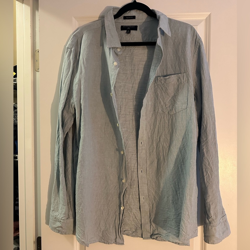 Banana Republic Linen Button Shirt